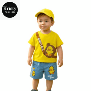 NEW YELLOW T-SHIRT WITH UNIQUE DESIGN PANT SET!