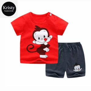 RED MONKEY T-SHIRT SET