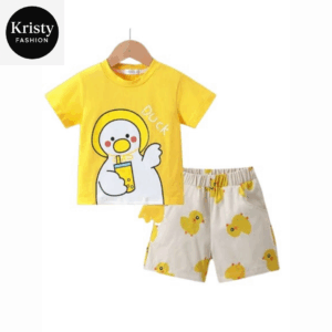 YELLOW DUCK T-SHIRT SET