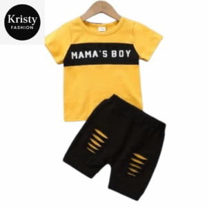NEW STYLES MAMA'S BOY PRINTED T-SHIRT