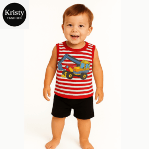 RED TRUCK T-SHIRT SET