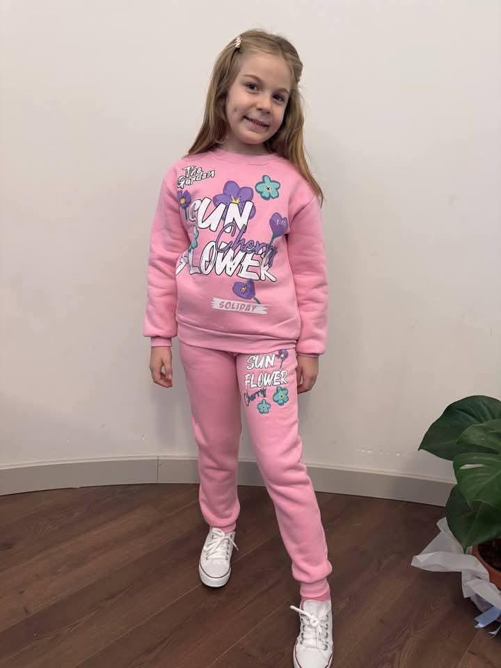 Fullsleeve Pink Winter Set 1 – “Sun Flower” Design